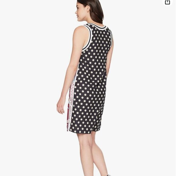FARM Rio Pink Pineapple and Black Polka Dot Midi Dress, Sz S - Picture 3 of 7